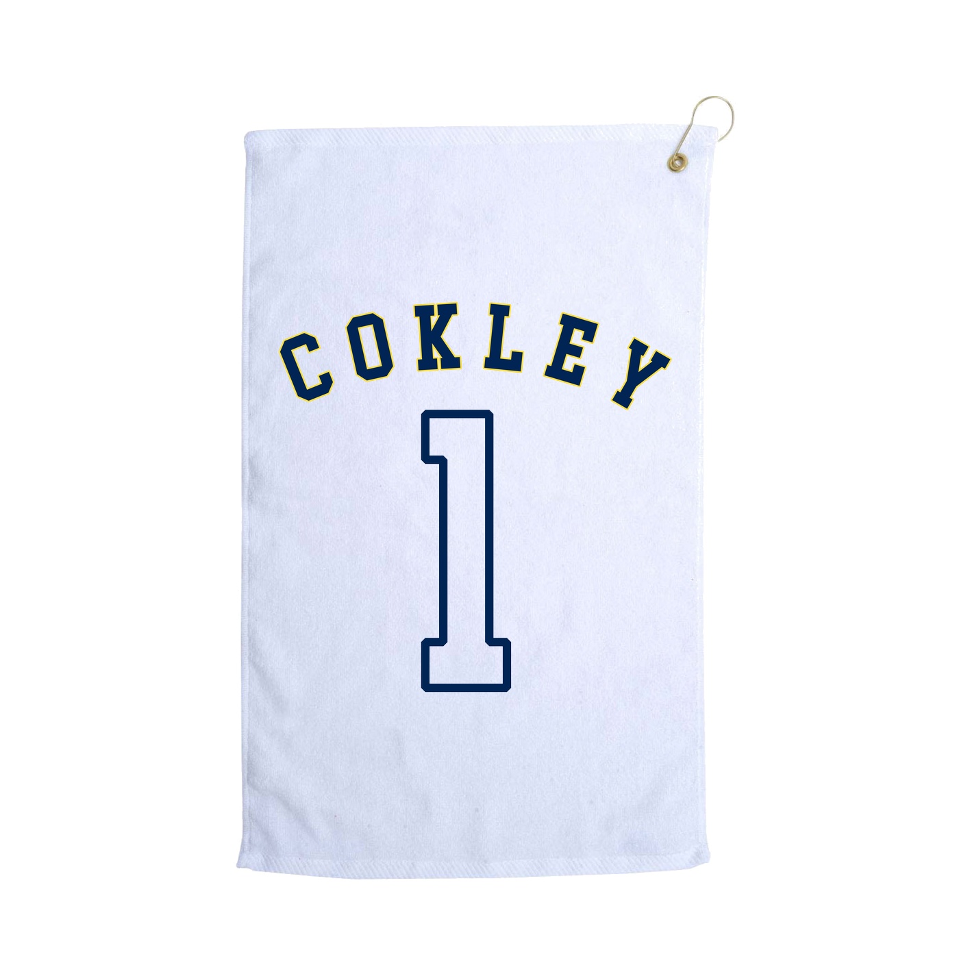 Golf Towel — Shirsey Arch in White