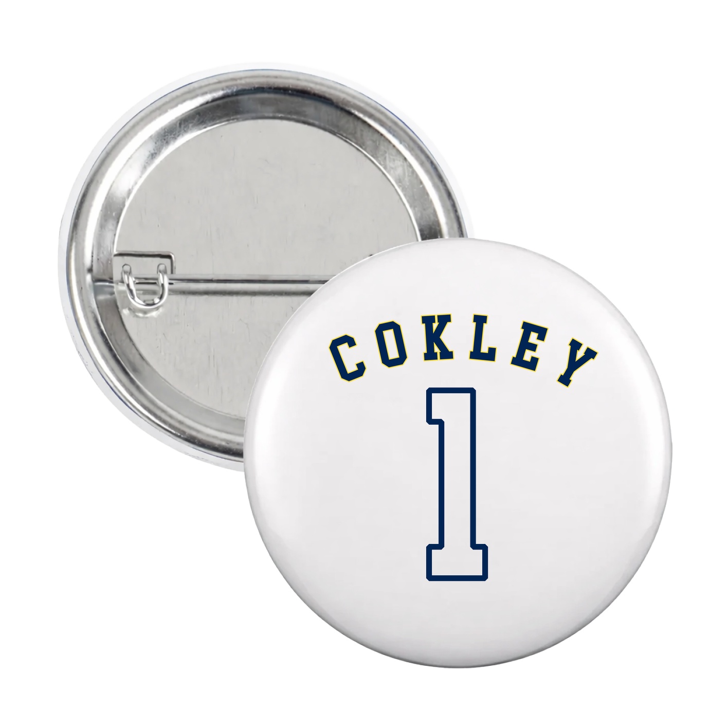 Game Day Button — Shirsey Arch in White
