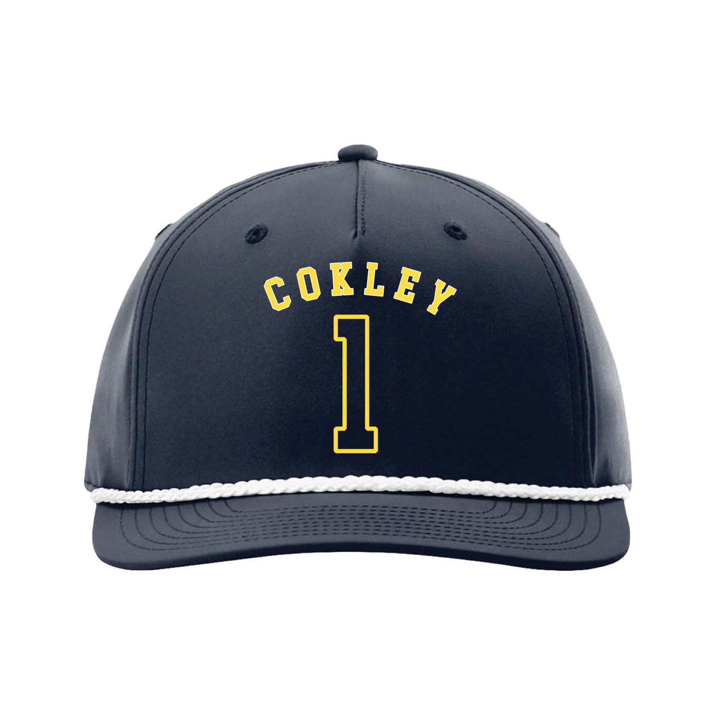 Five-Panel Classic Rope Cap — Shirsey Arch in Navy