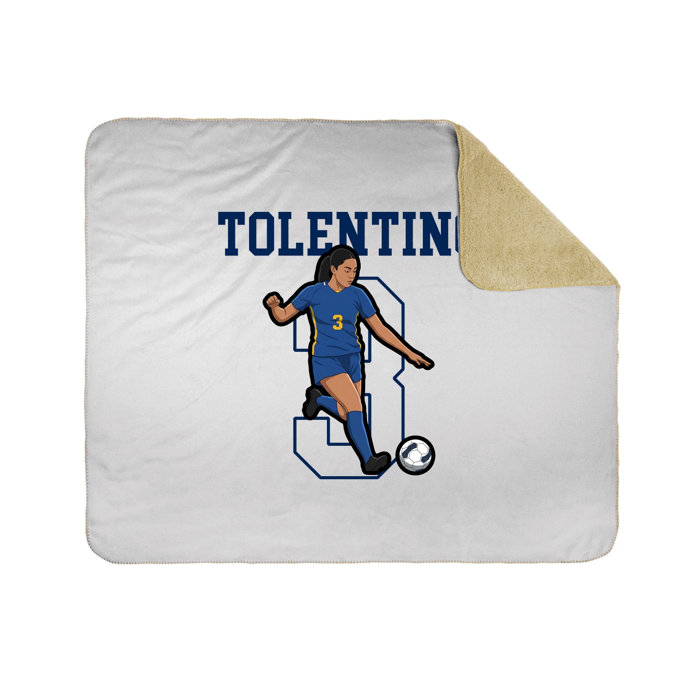 Throw Blanket — Shirsey in White