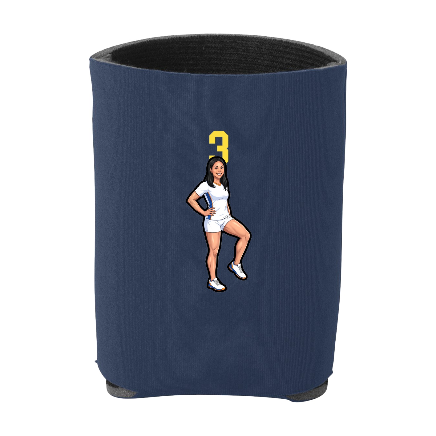 Can Holder — Number Top in Navy