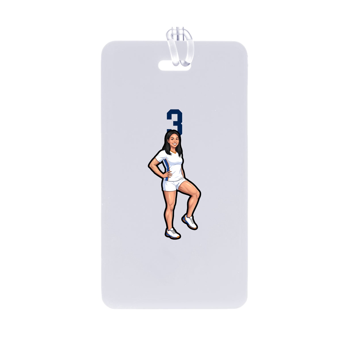 Bag Tag — Number Top in Classic