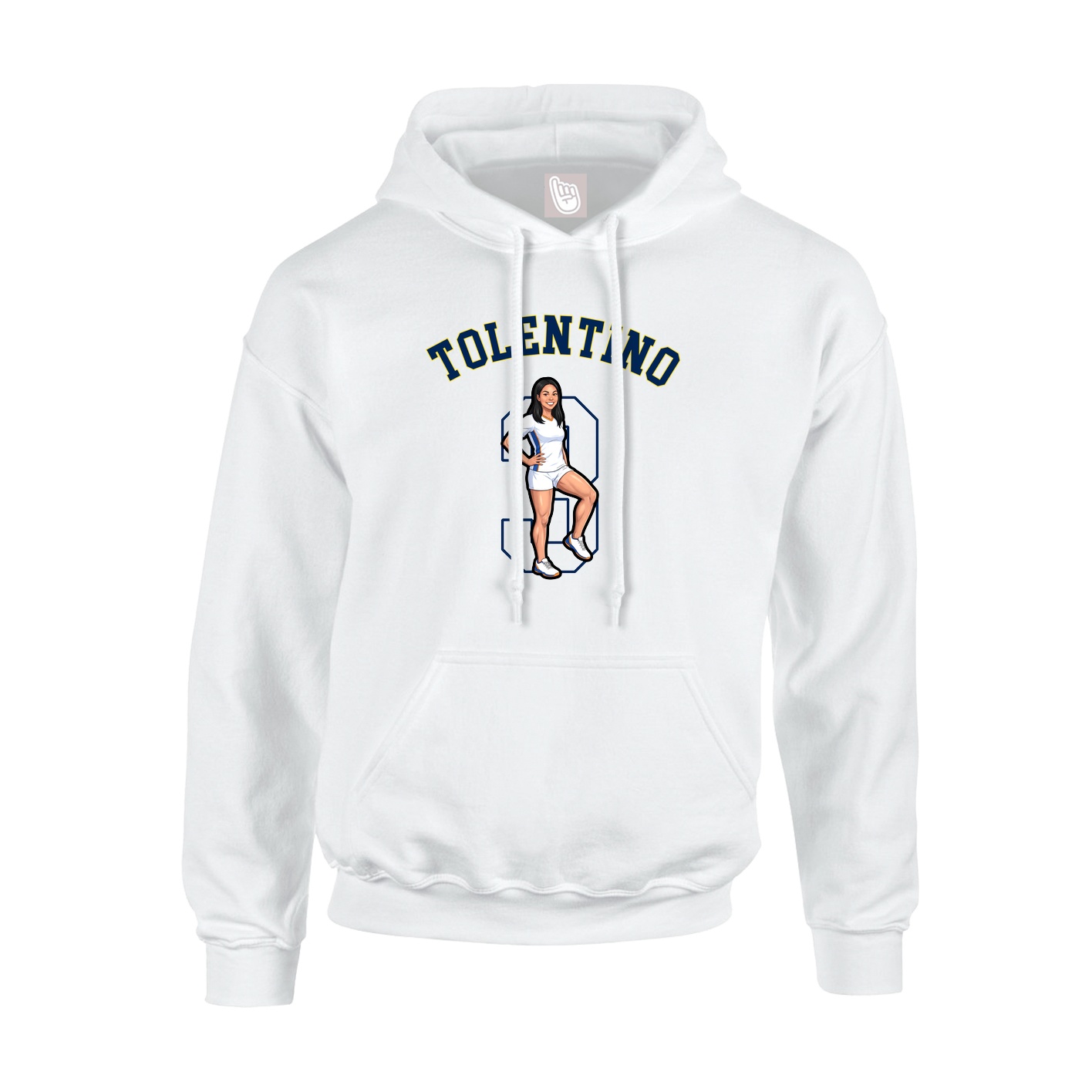 Hoodie — Shirsey Arch in White