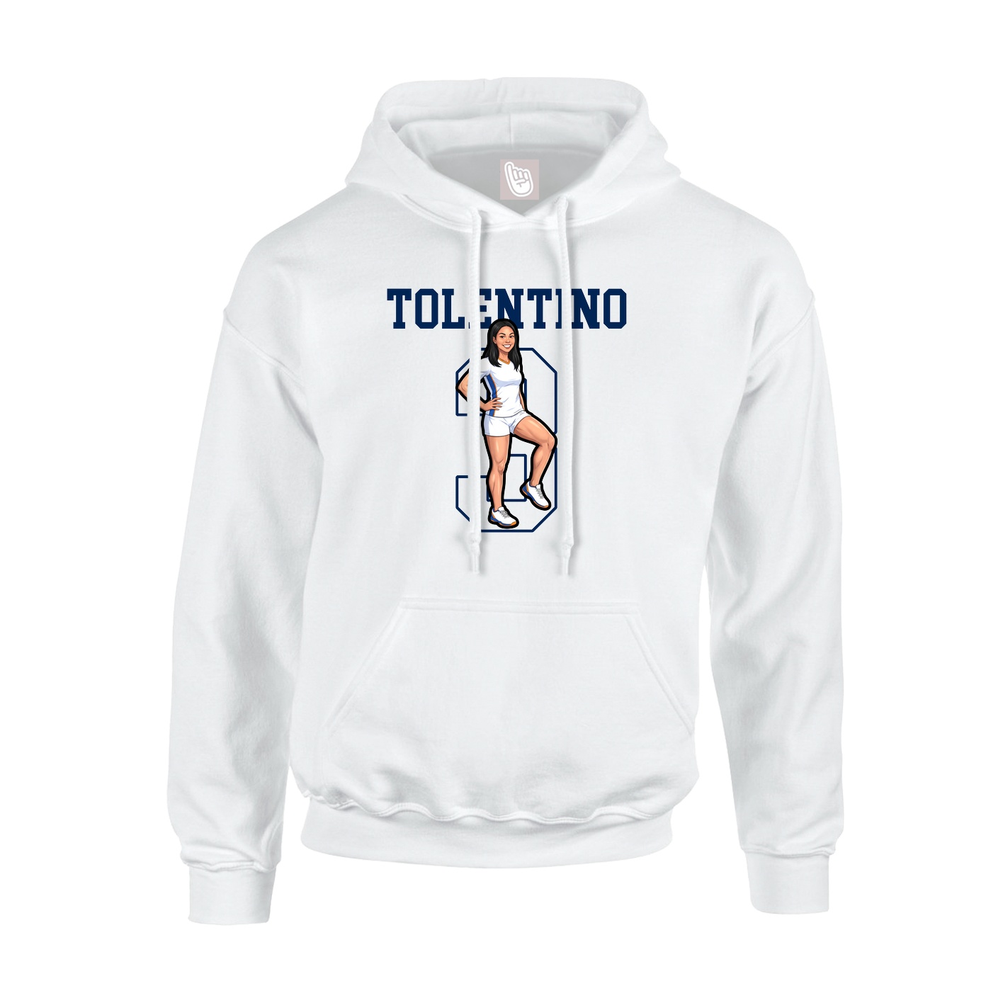 Hoodie — Shirsey in White
