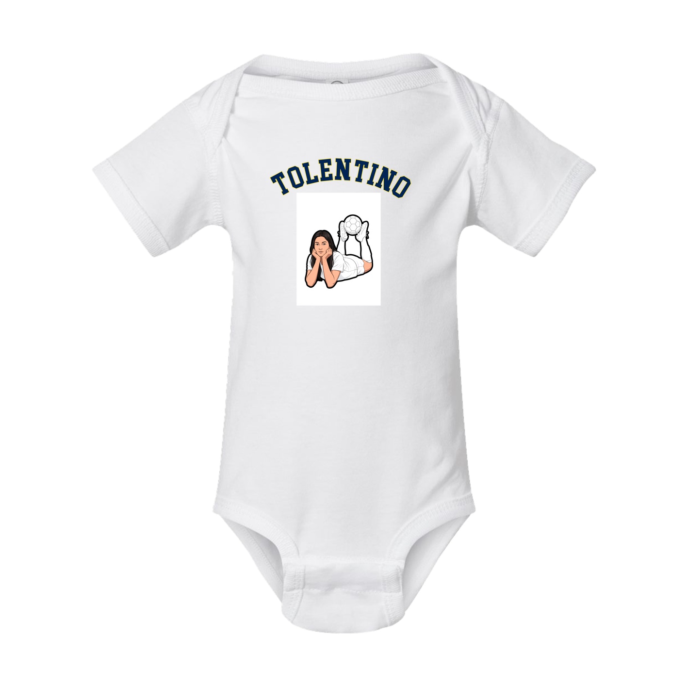 Baby Onesie — Shirsey Arch in White
