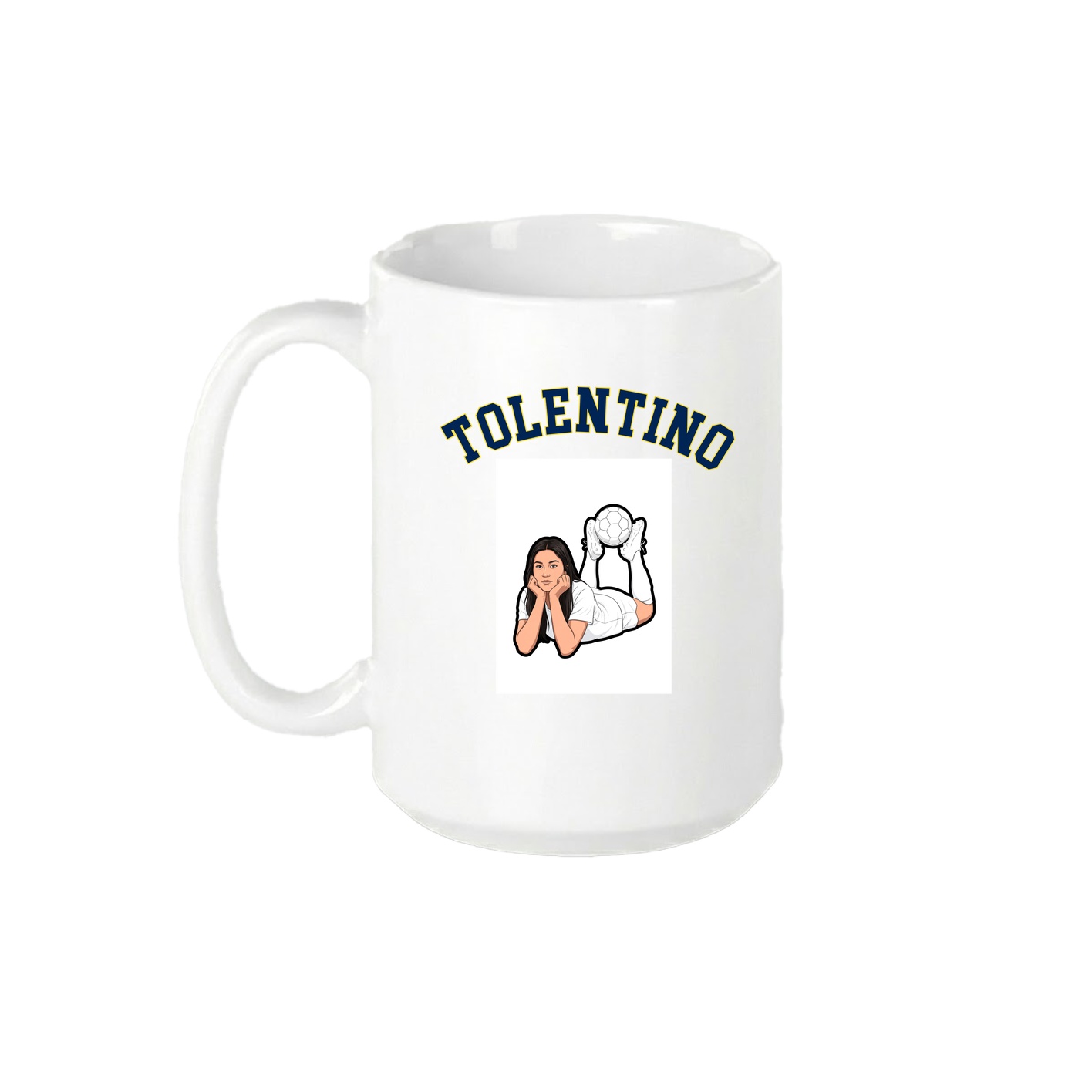 15oz Coffee Mug — Shirsey Arch in White