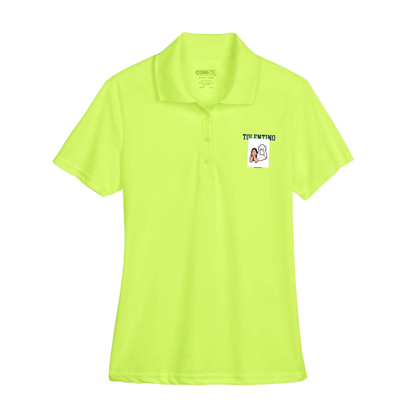 Womens Performance Polo — Shirsey in Yellow