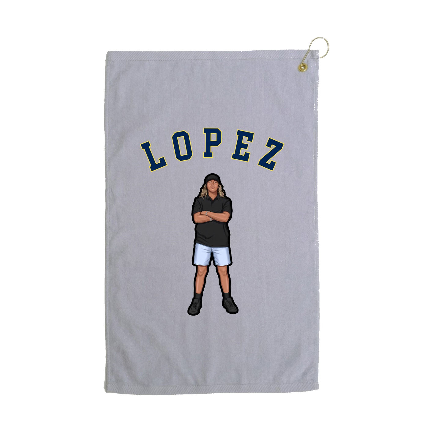 Golf Towel — Shirsey Arch in Grey
