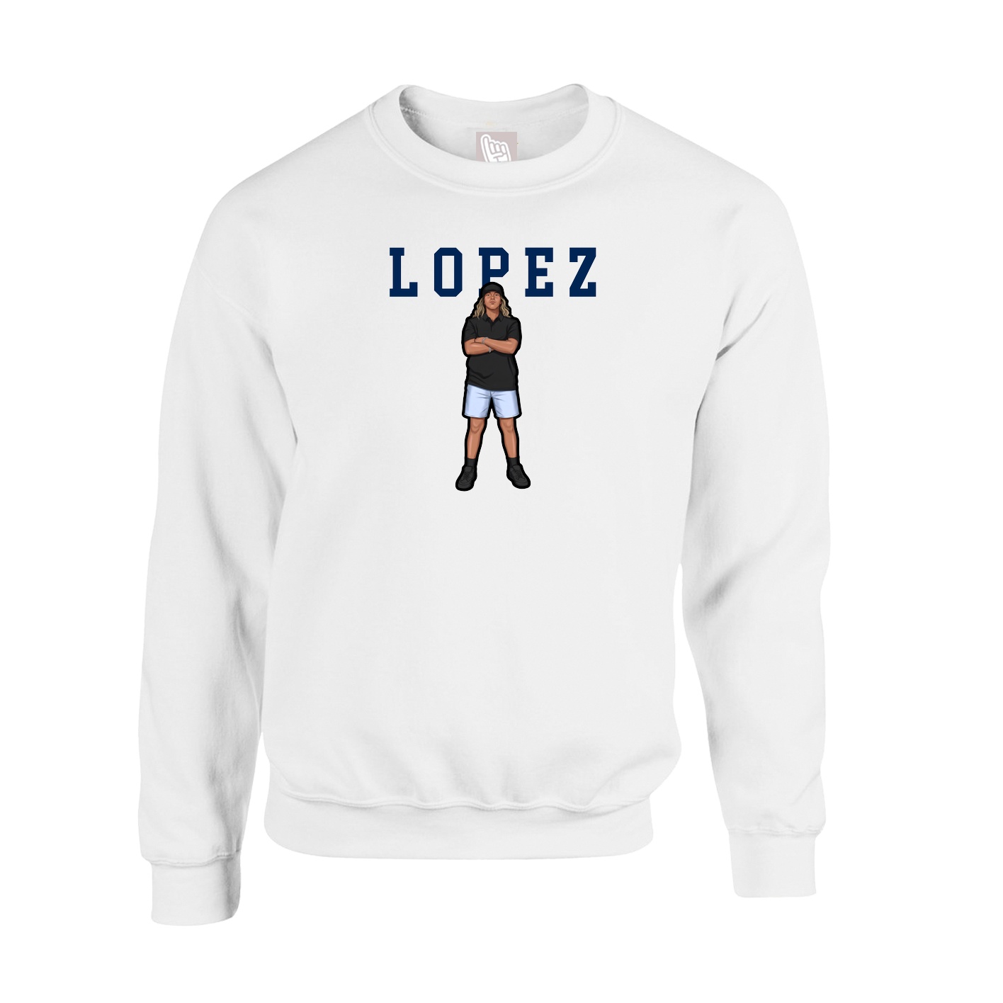 Fleece Crew — Shirsey in White