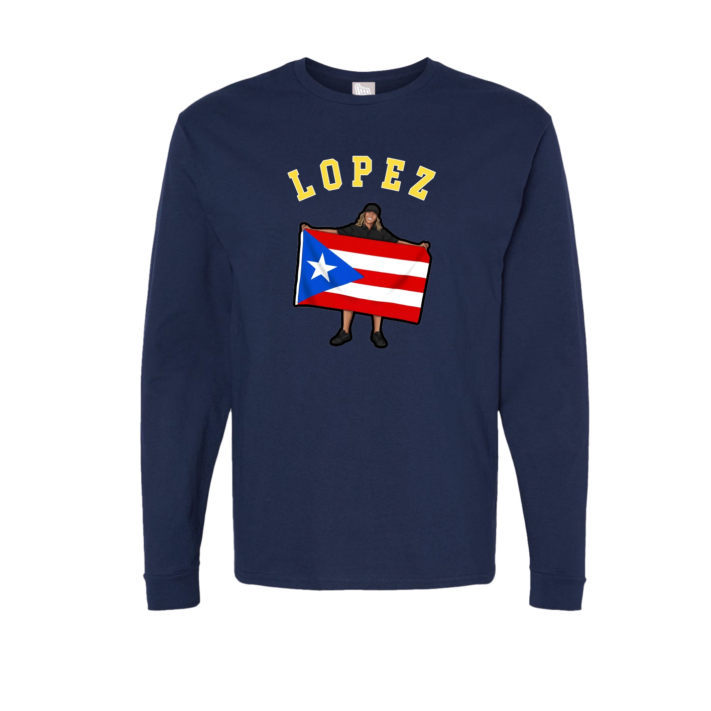 Long Sleeve Tee — Shirsey Arch in Navy