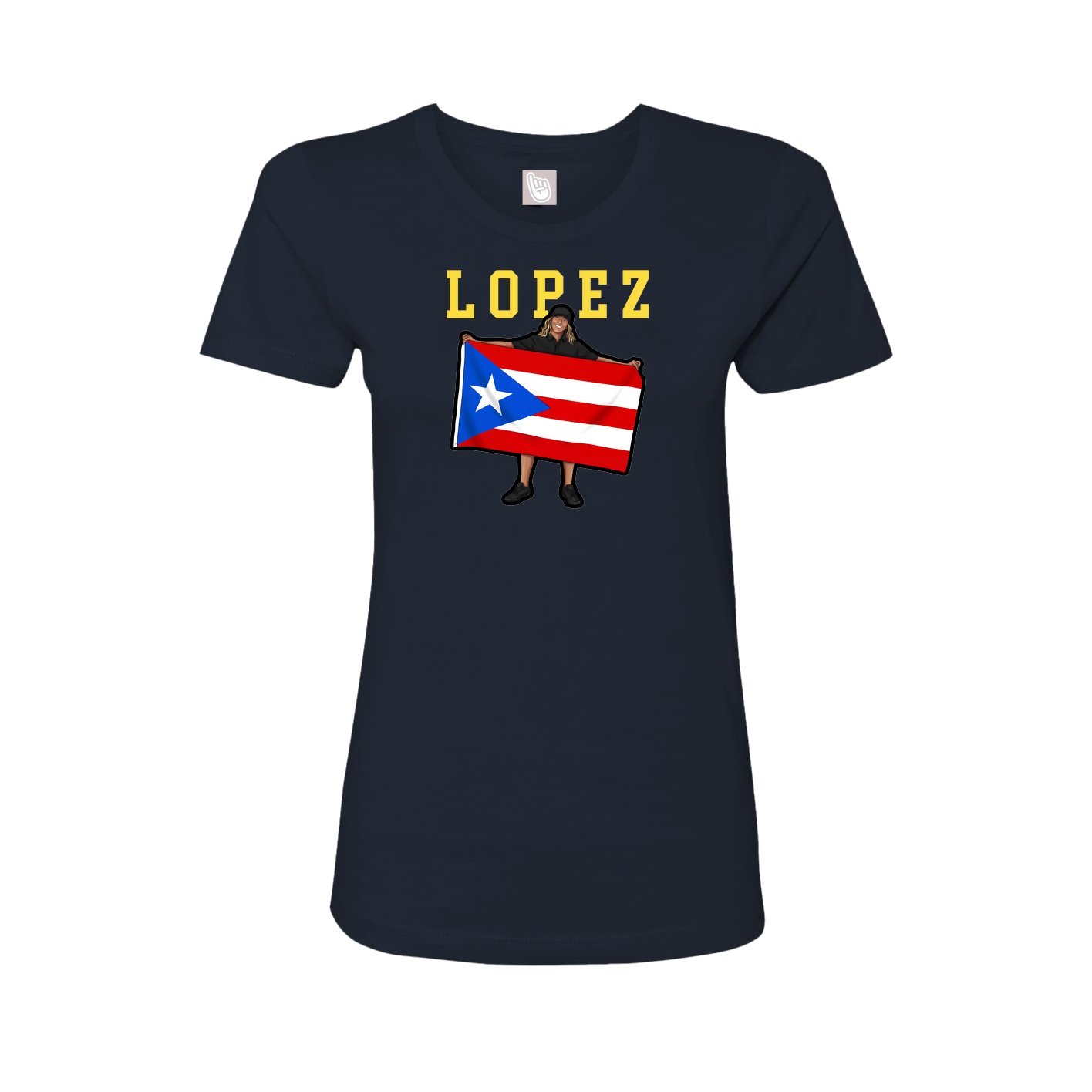 Fitted Women's Tee — Shirsey in Navy