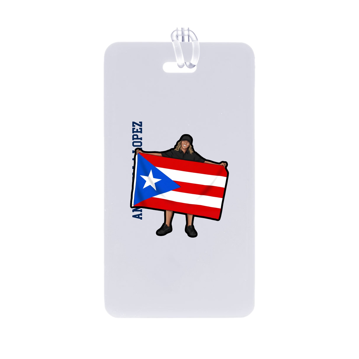 Bag Tag — Name Vertical in Classic