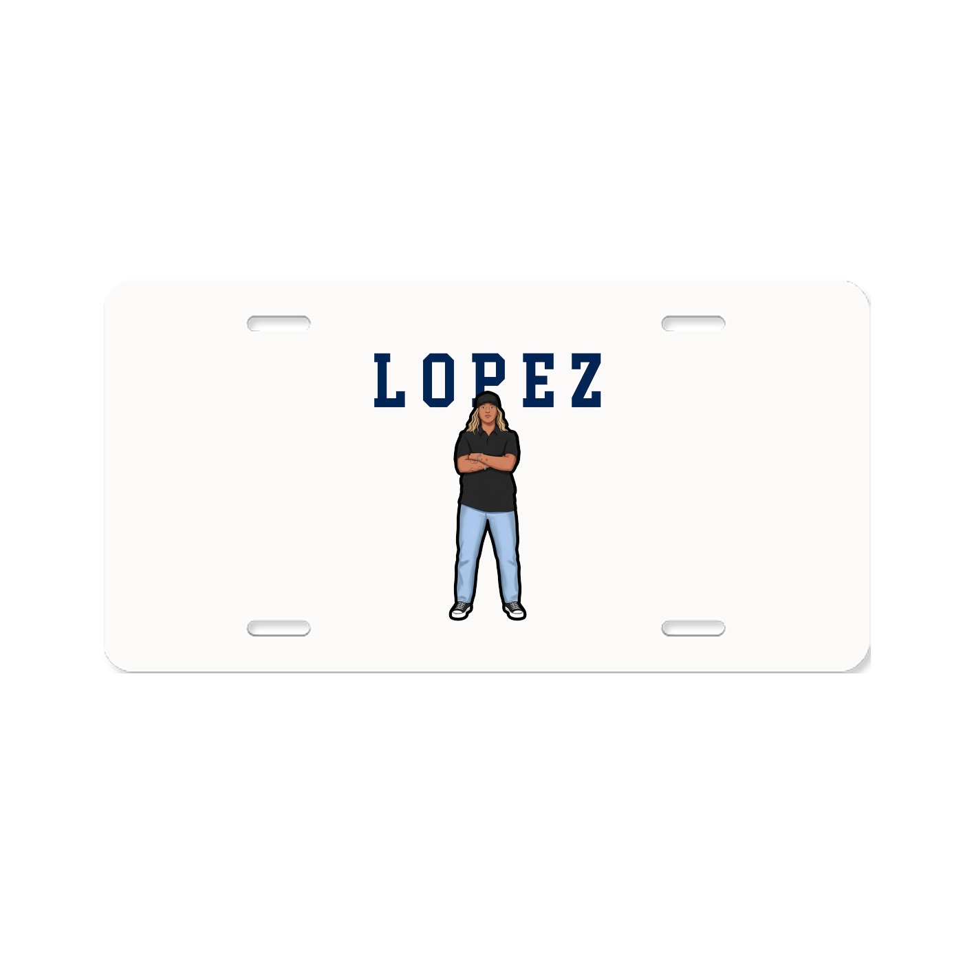 License Plate — Shirsey in Classic