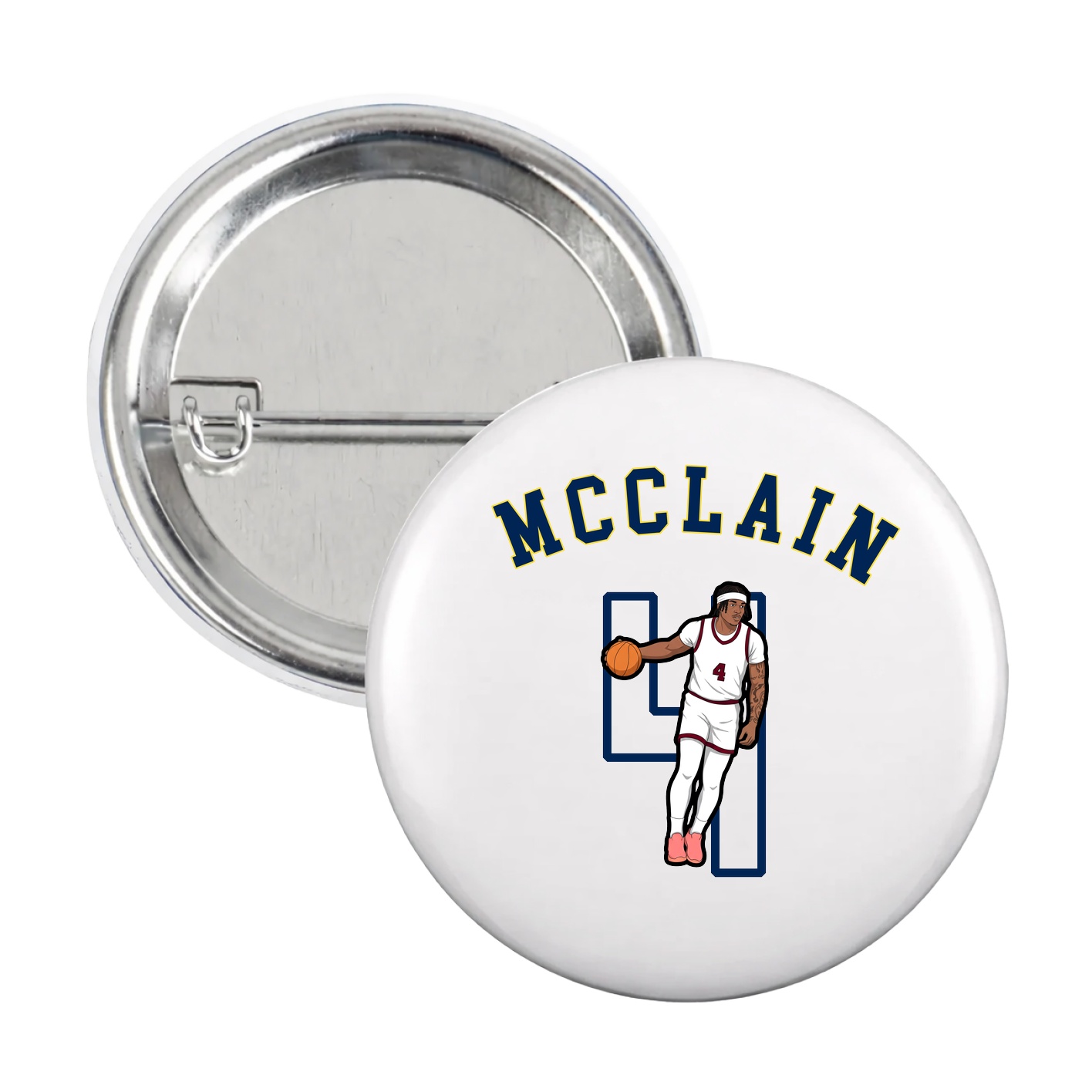 Game Day Button — Shirsey Arch in White