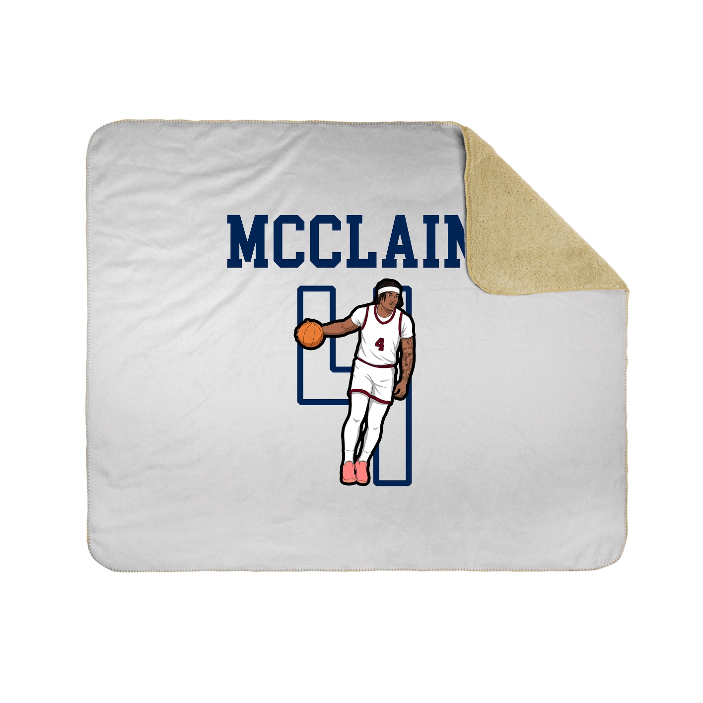 Throw Blanket — Shirsey in White