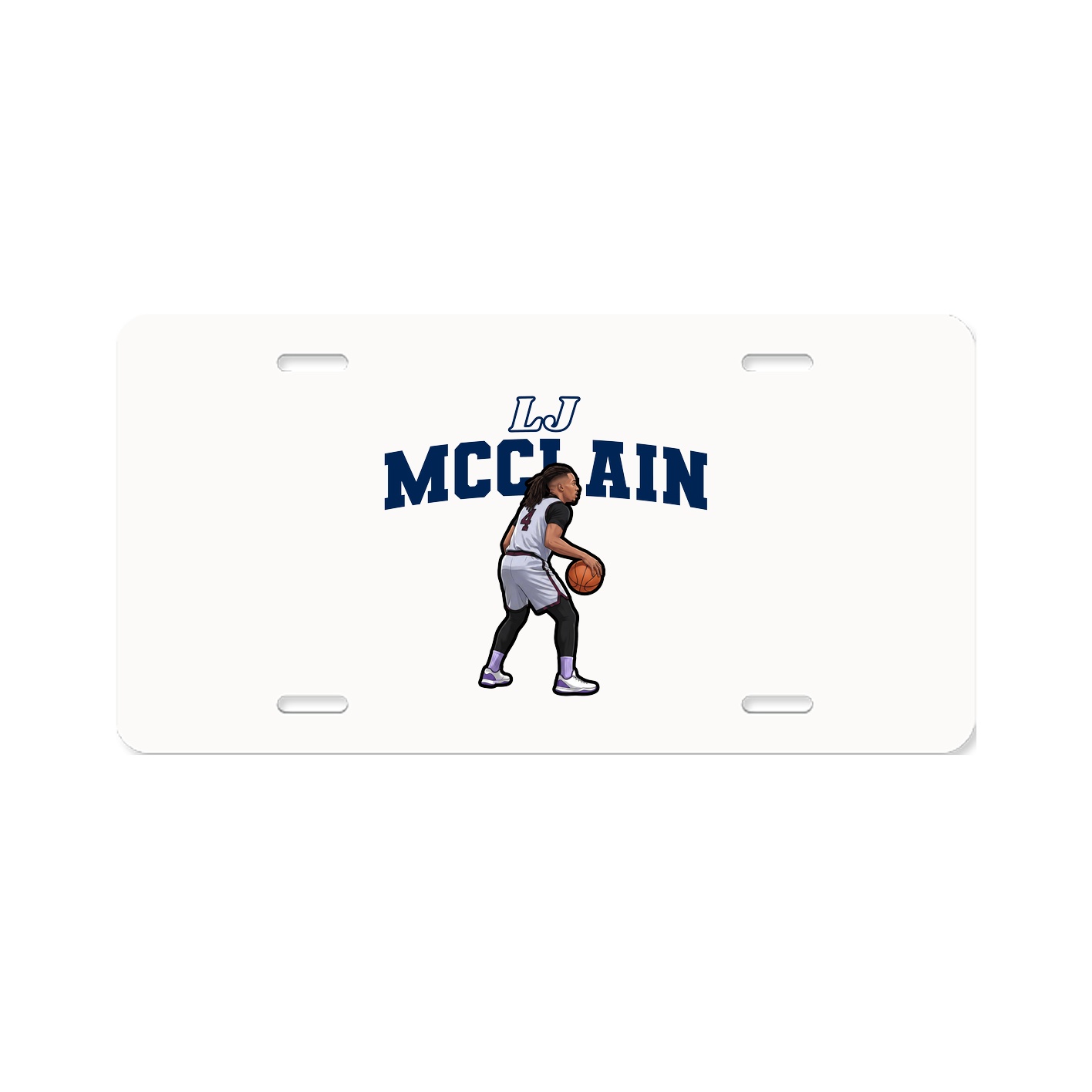 License Plate — Name Arch in Classic