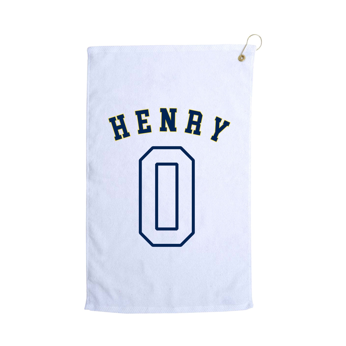 Golf Towel — Shirsey Arch in White