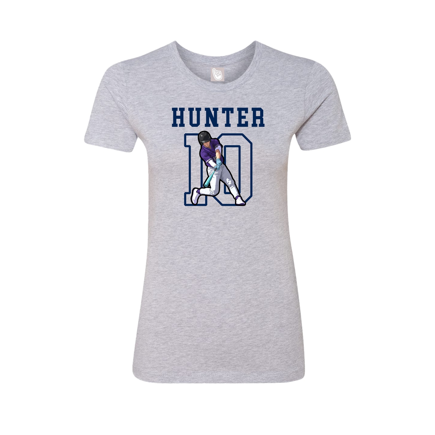 Fitted Women's Tee — Shirsey in Grey