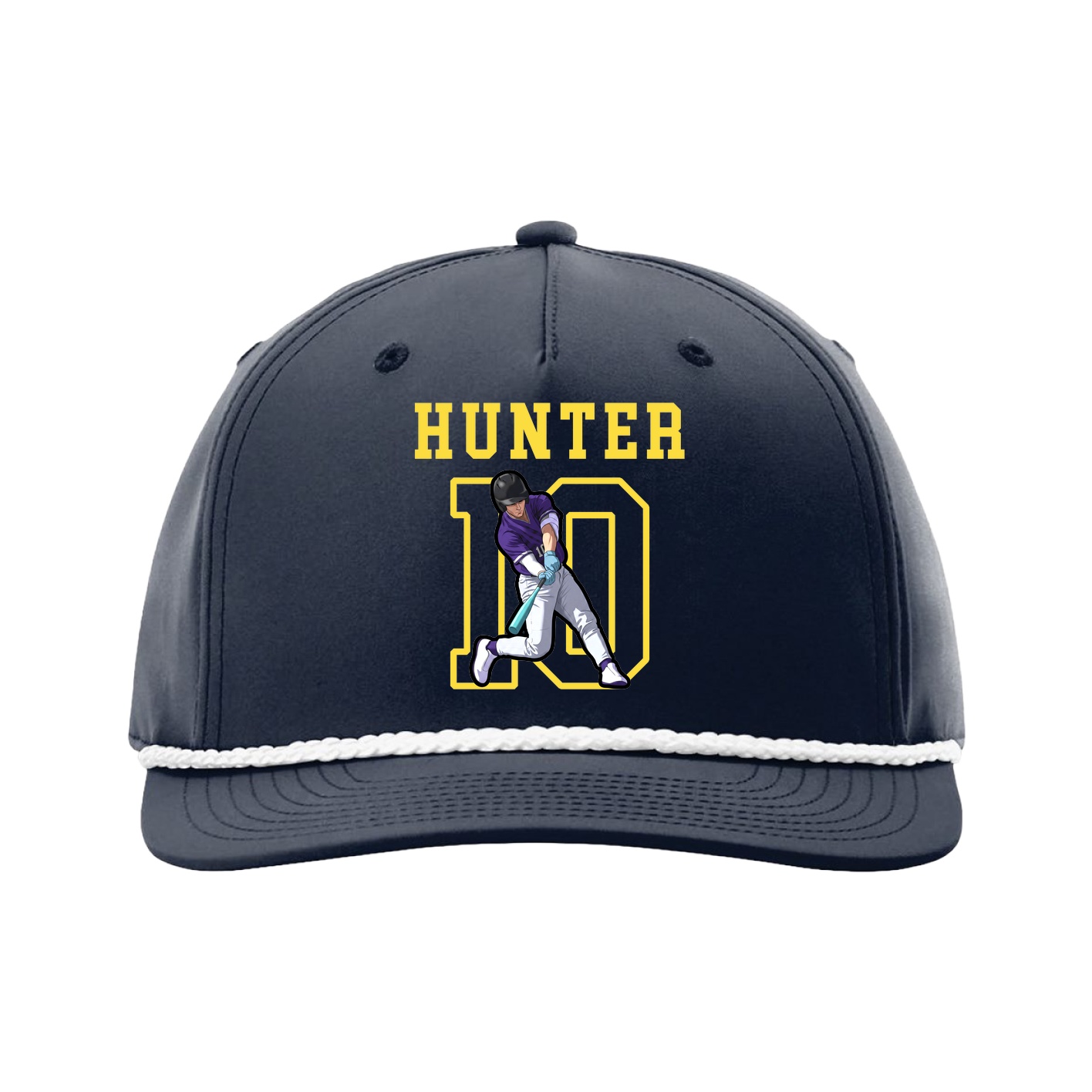 Five-Panel Classic Rope Cap — Shirsey in Navy