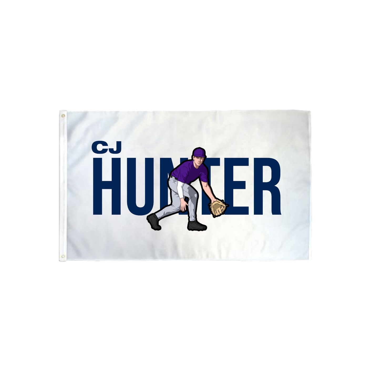 3x5 Flag — Player Name in Classic