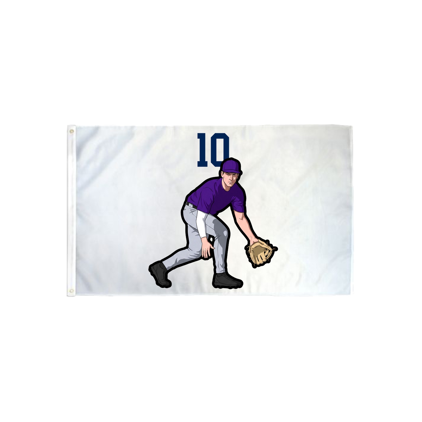3x5 Flag — Number Top in Classic