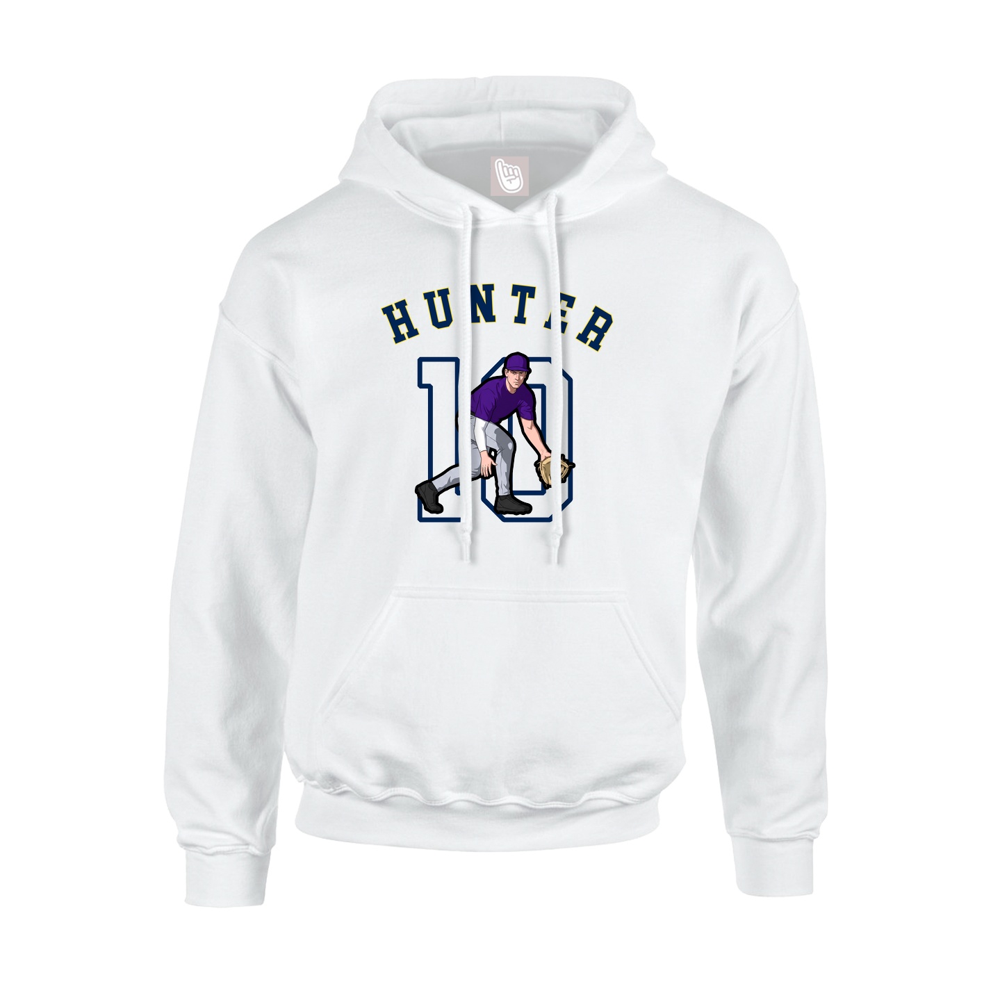 Hoodie — Shirsey Arch in White