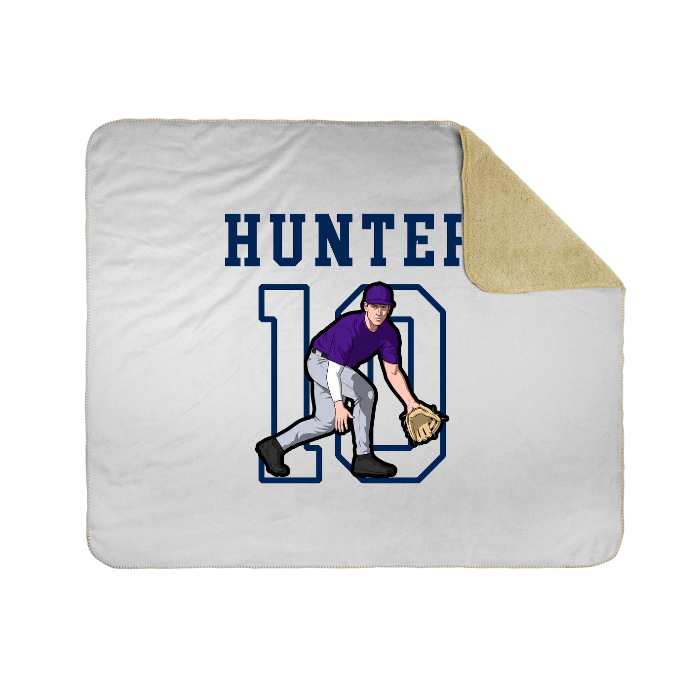 Throw Blanket — Shirsey in White