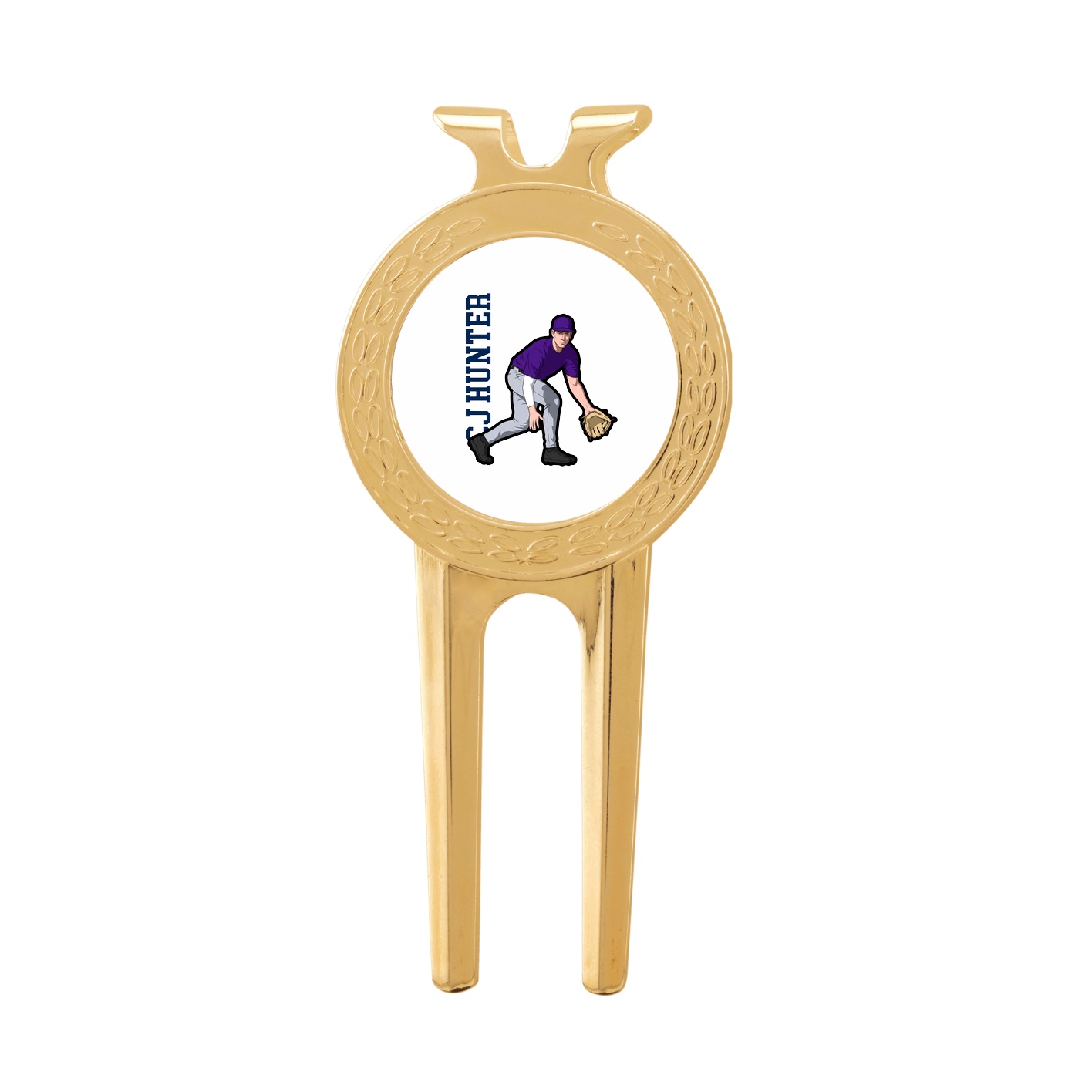 Divot Tool with Ball Marker — Name Vertical in Classic