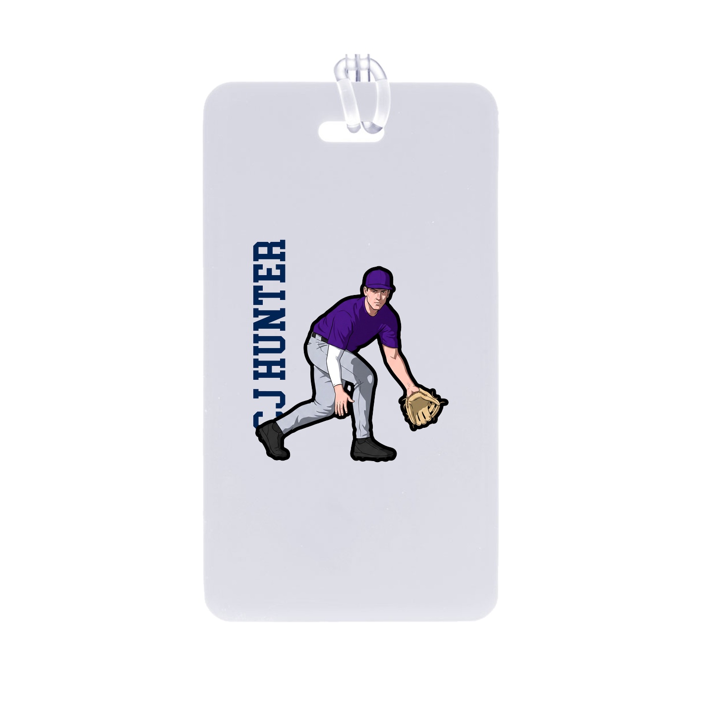 Bag Tag — Name Vertical in Classic