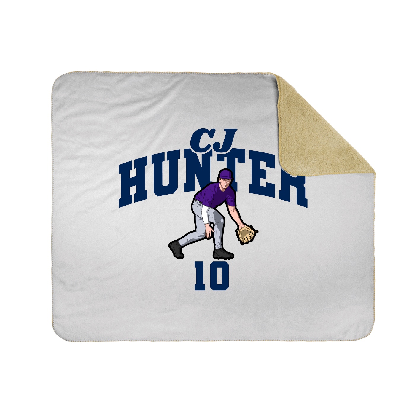 Throw Blanket — Signature Arch in White