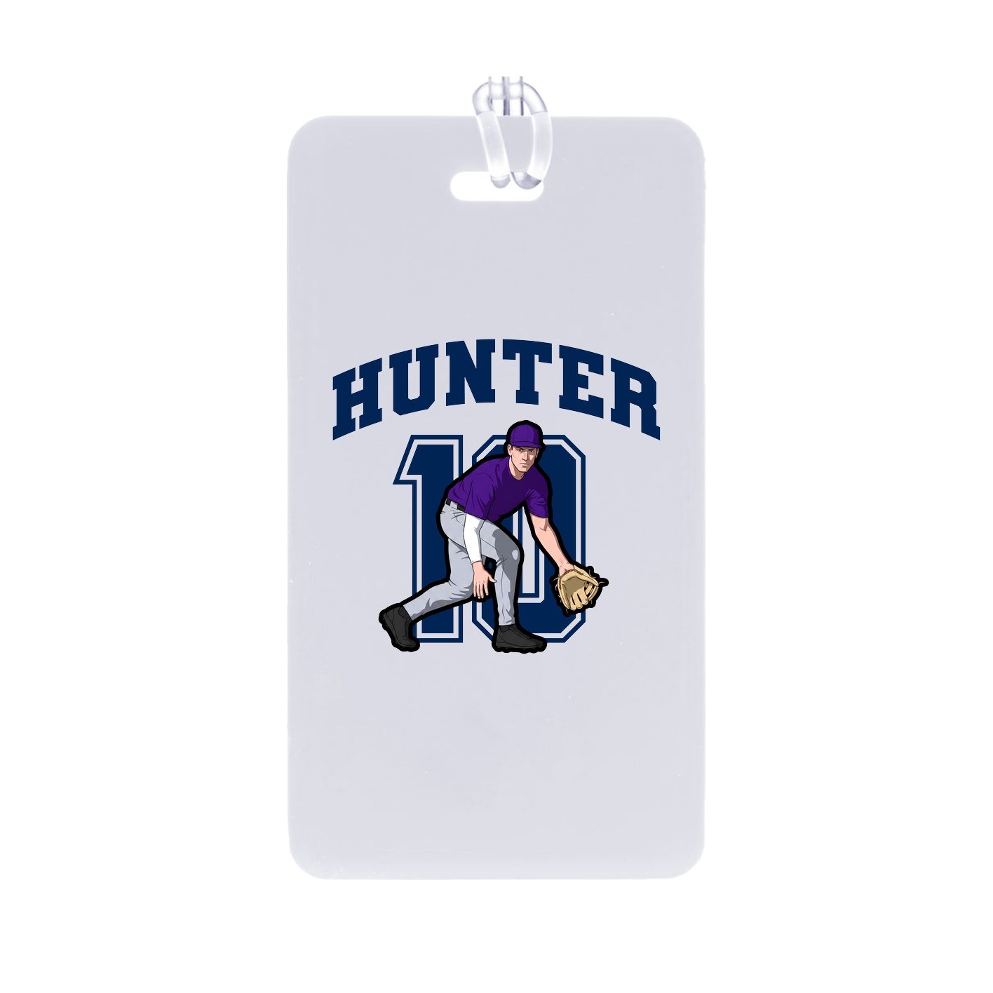 Bag Tag — Number in Classic