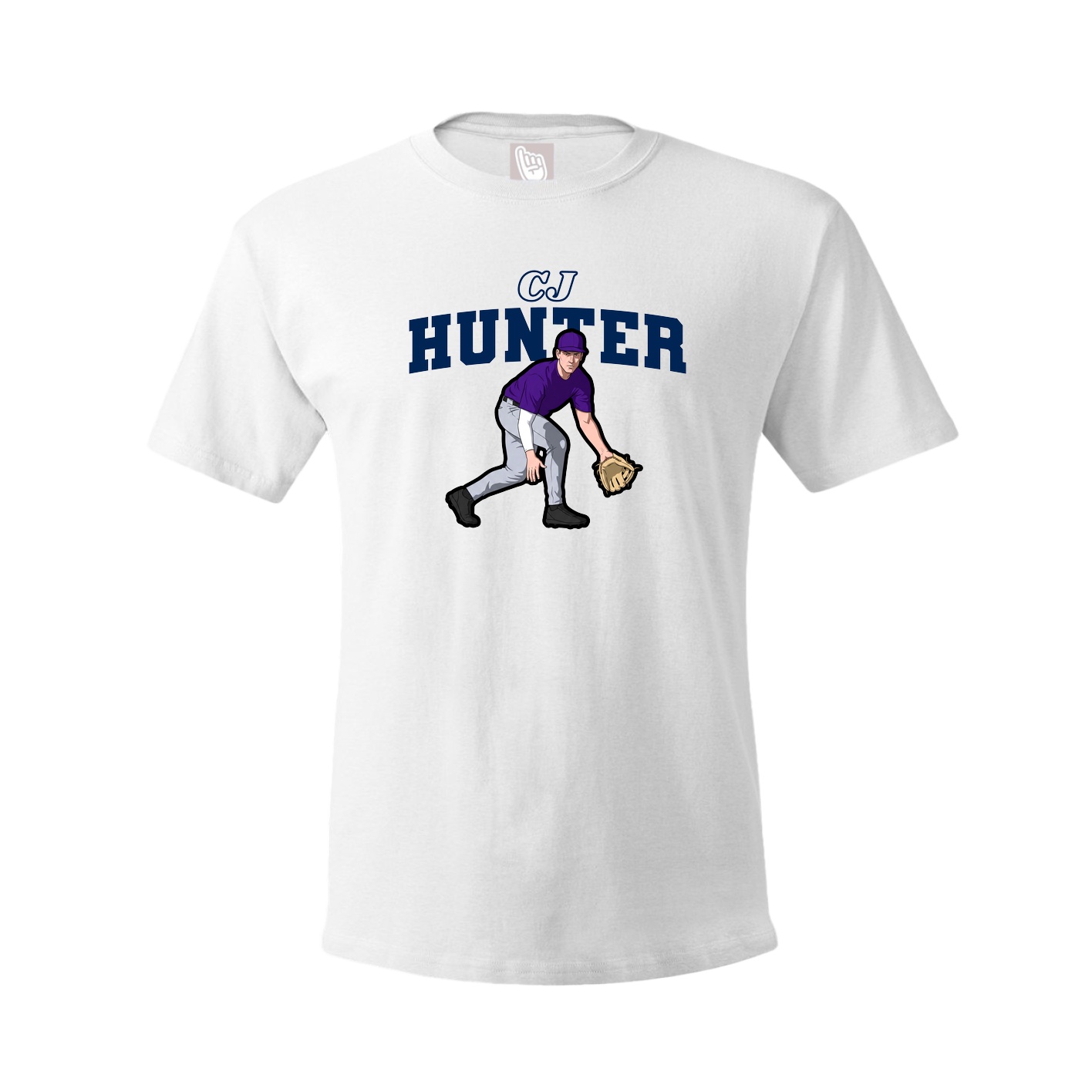 Tee — Name Arch in White