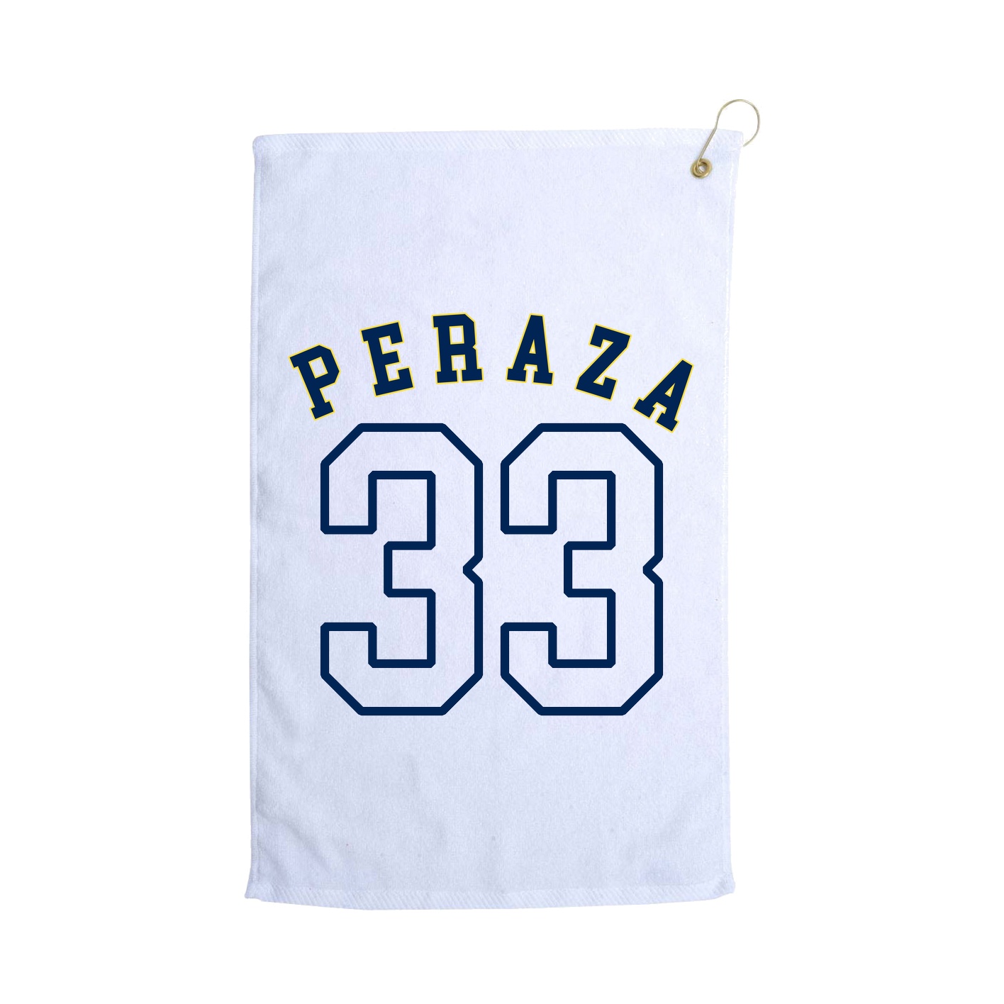 Golf Towel — Shirsey Arch in White