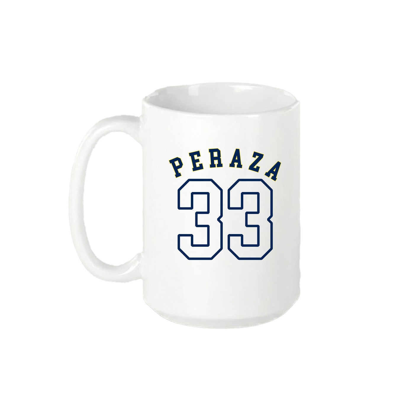15oz Coffee Mug — Shirsey Arch in White