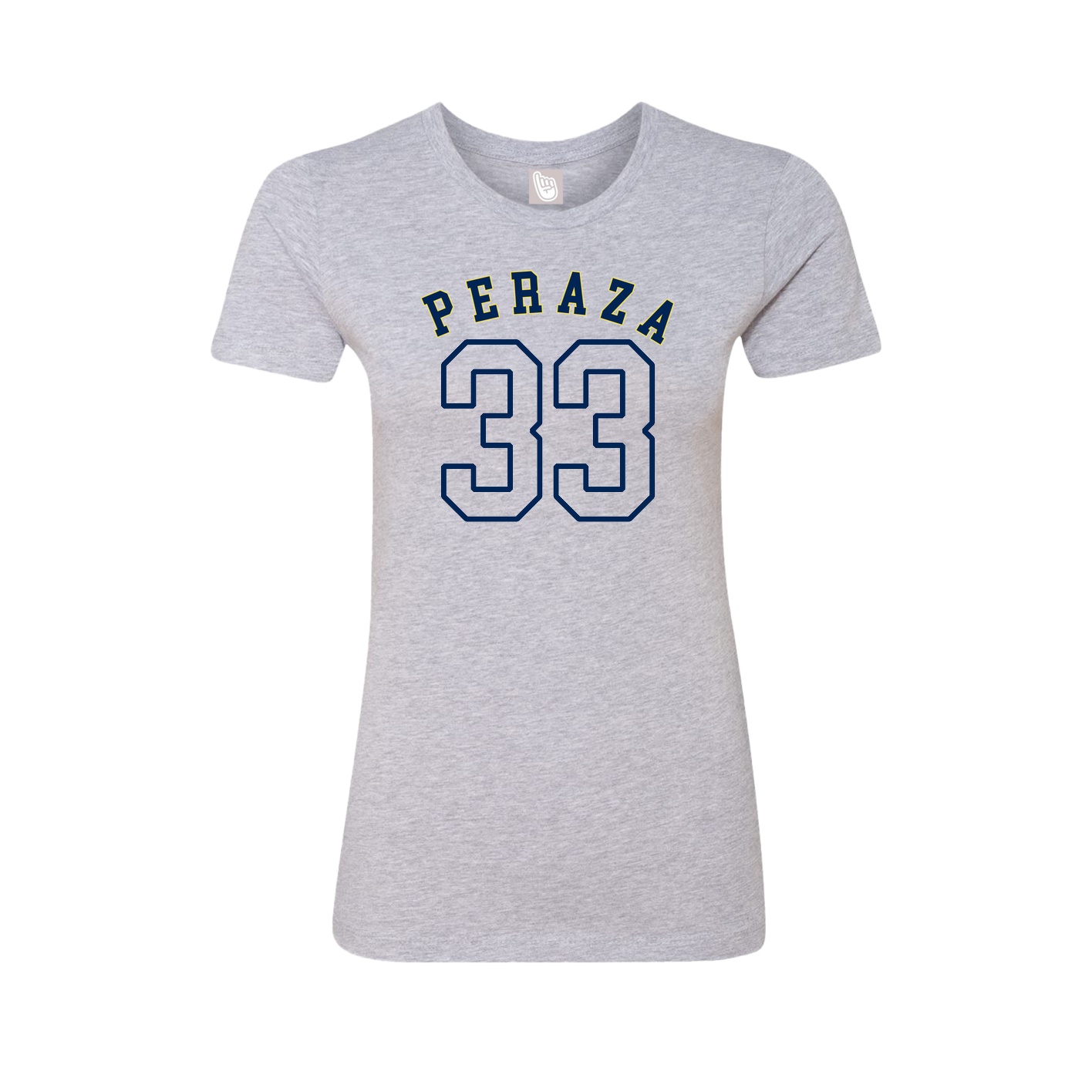 Fitted Women's Tee — Shirsey Arch in Grey