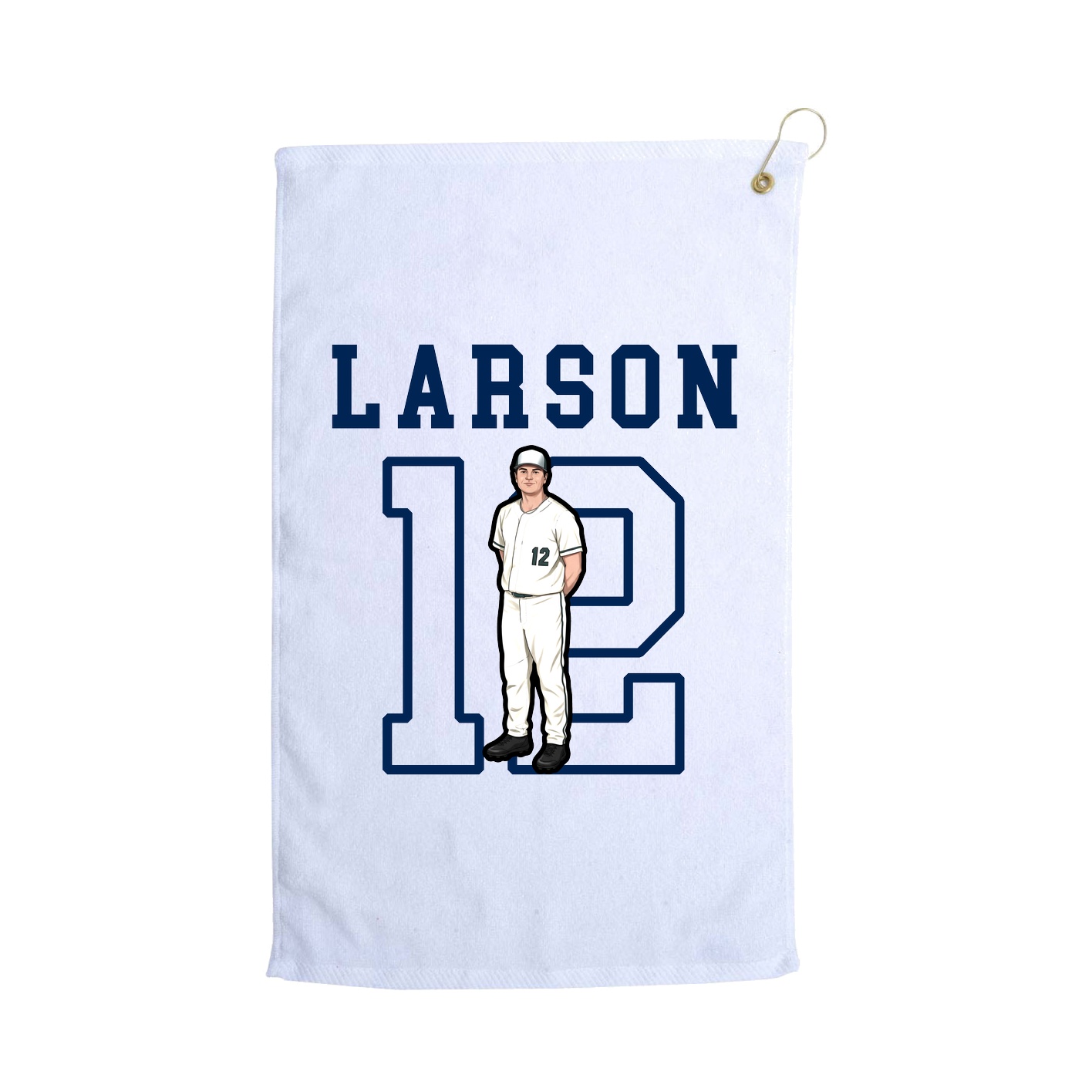 Golf Towel — Shirsey in White