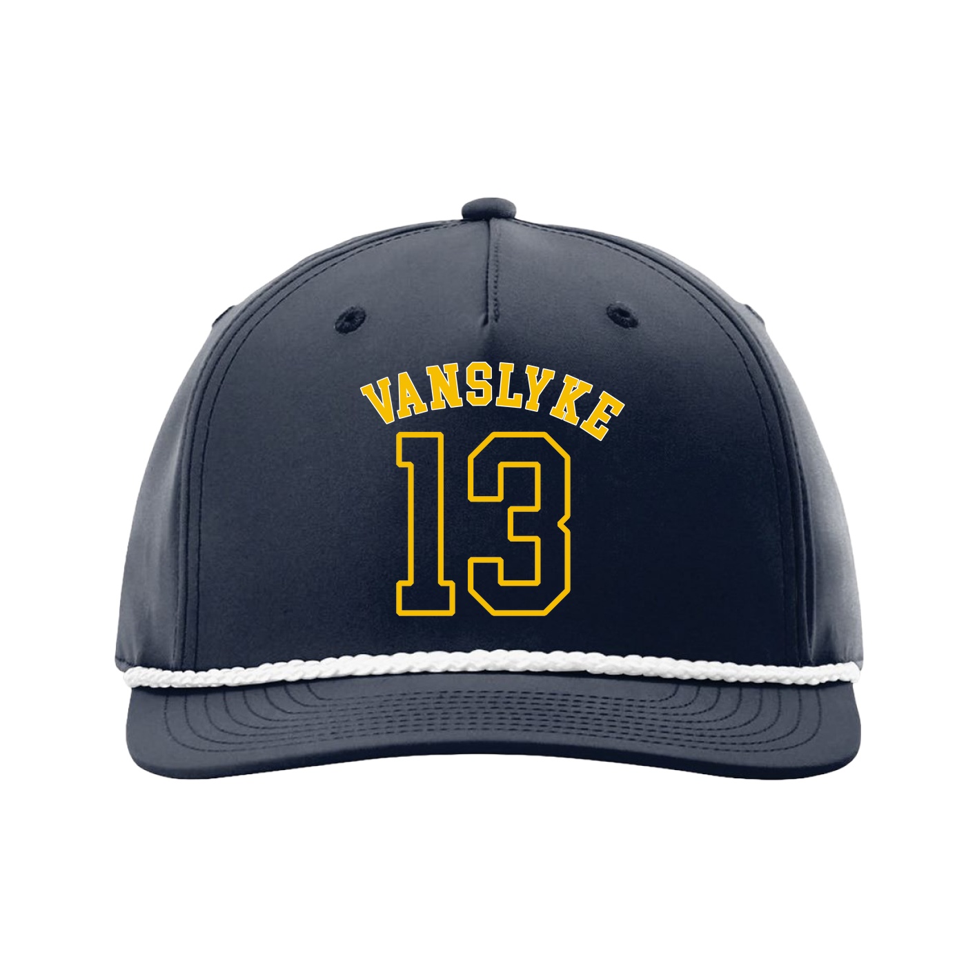 Five-Panel Classic Rope Cap — Shirsey Arch in Navy