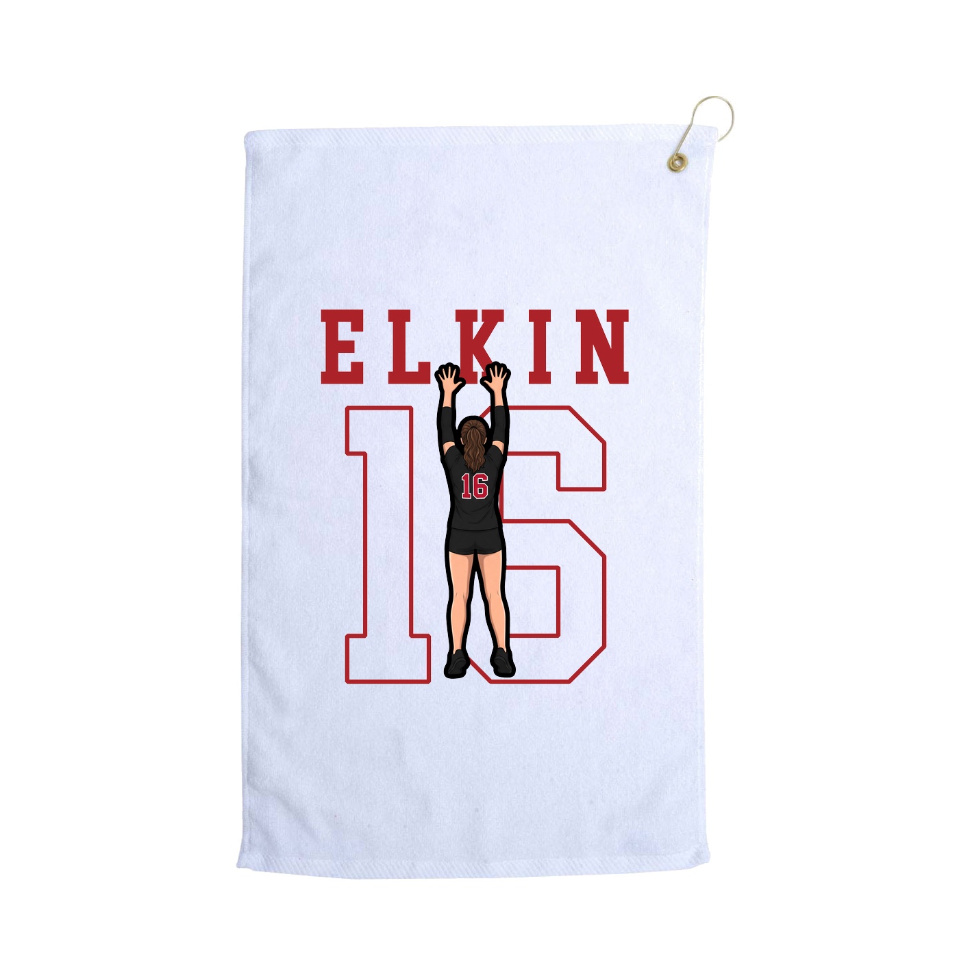 Golf Towel — Shirsey in White
