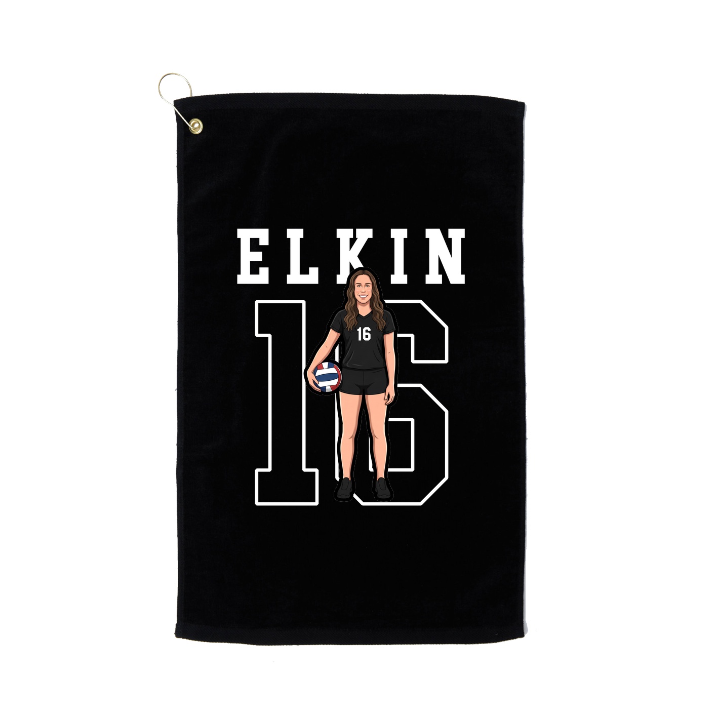 Golf Towel — Shirsey in Black