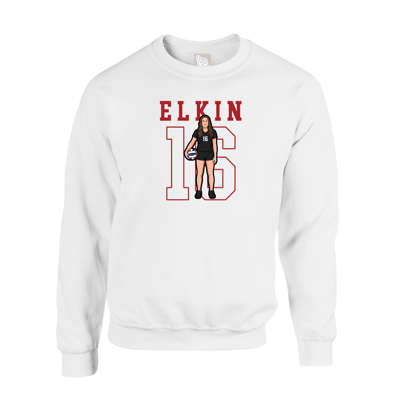 Fleece Crew — Shirsey in White