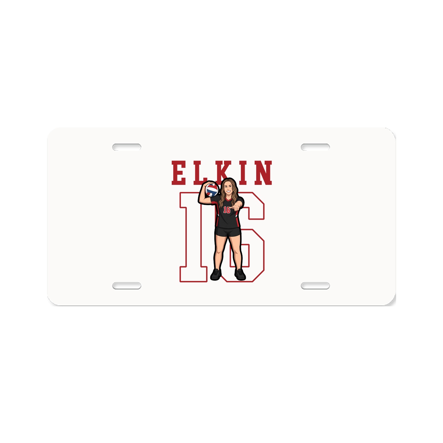 License Plate — Shirsey in Classic