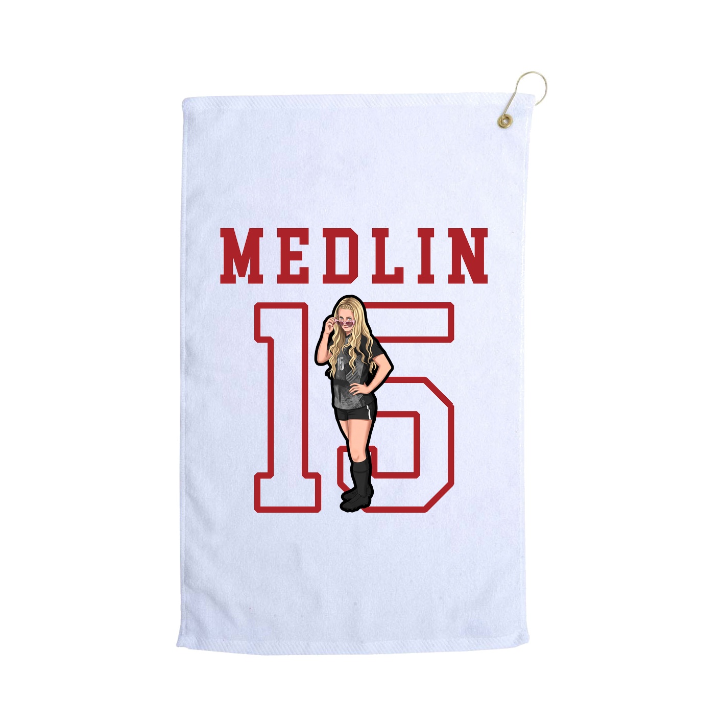 Golf Towel — Shirsey in White