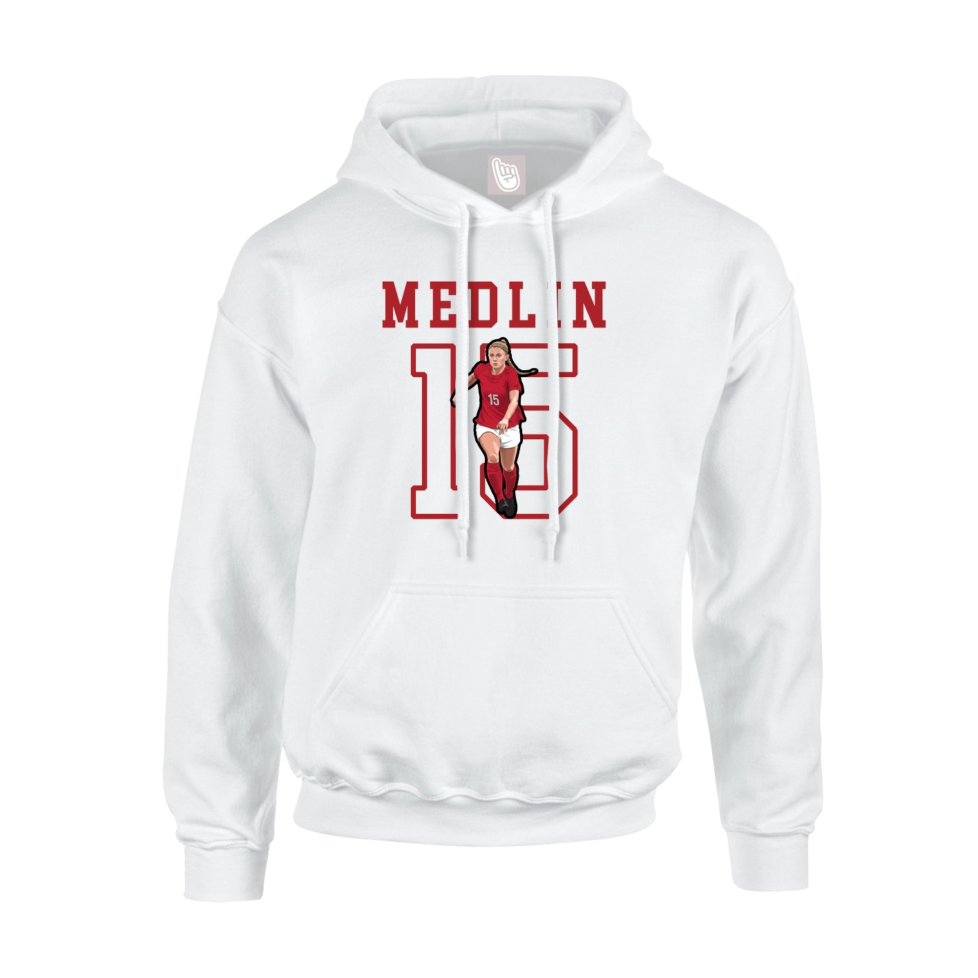 Hoodie — Shirsey in White