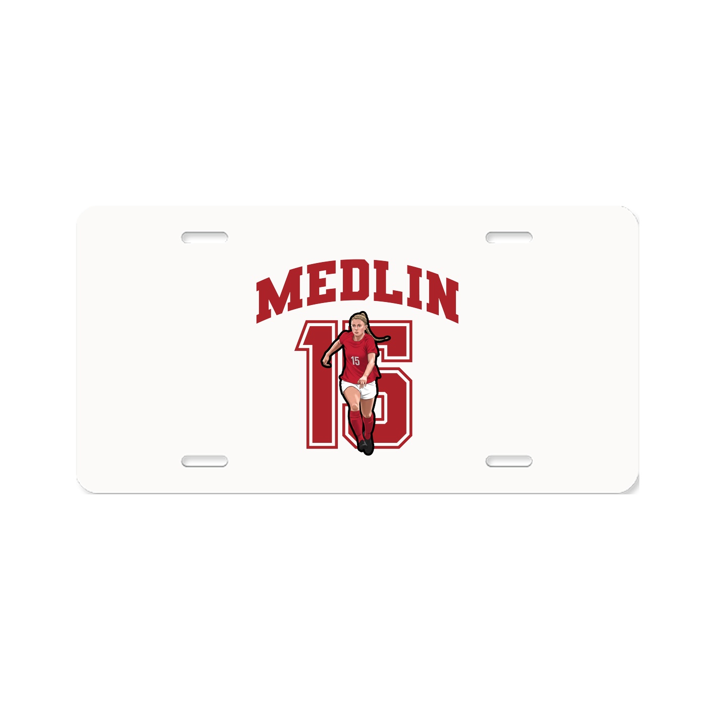 License Plate — Number in Classic