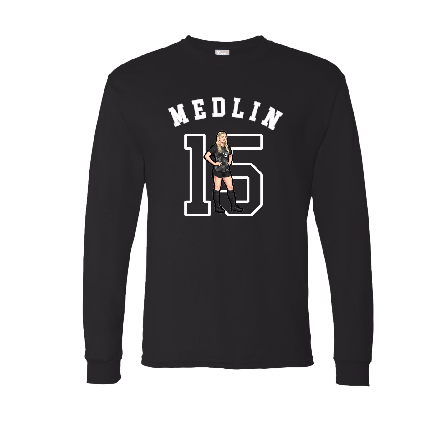 Long Sleeve Tee — Shirsey Arch in Black
