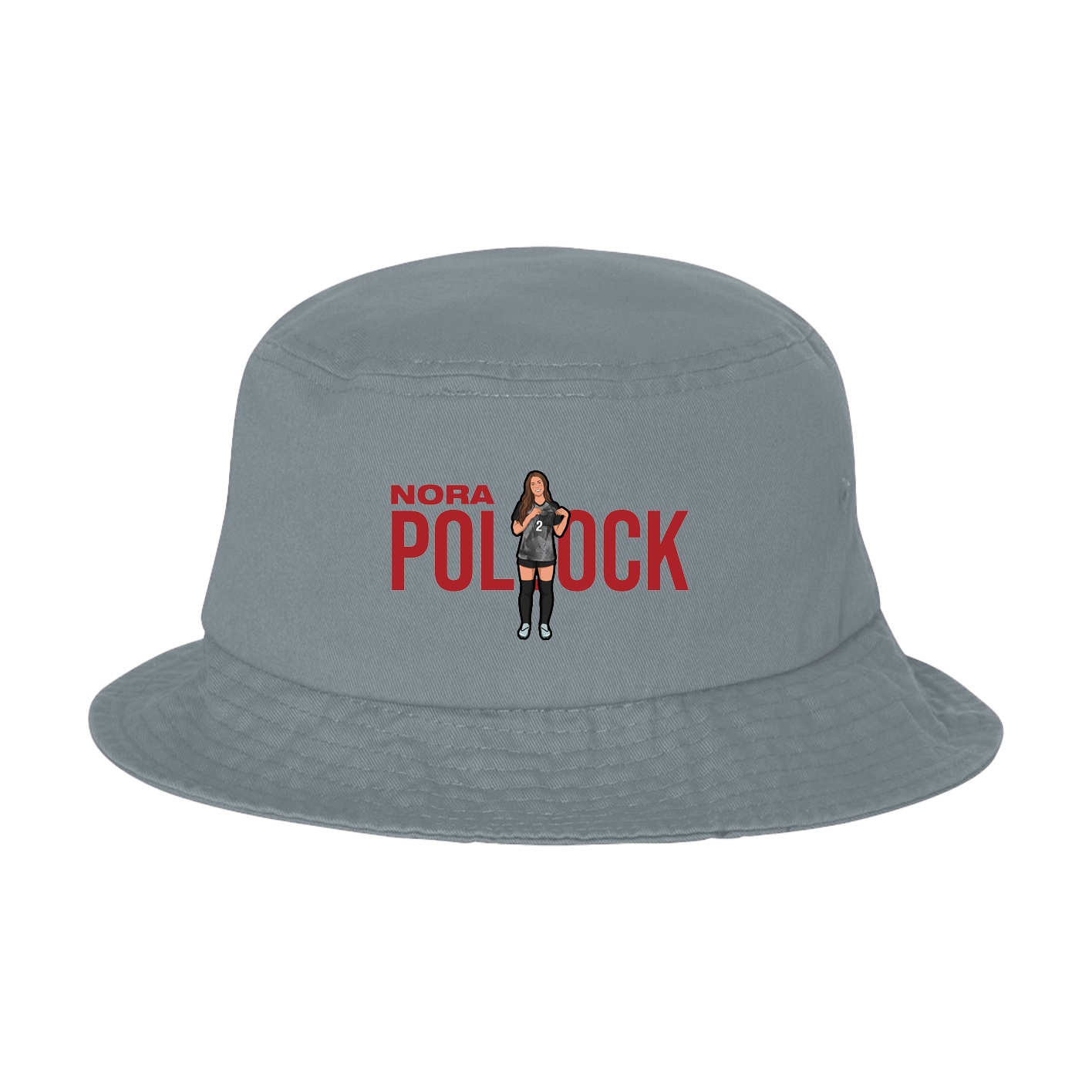 Bucket Cap — Player Name in Grey