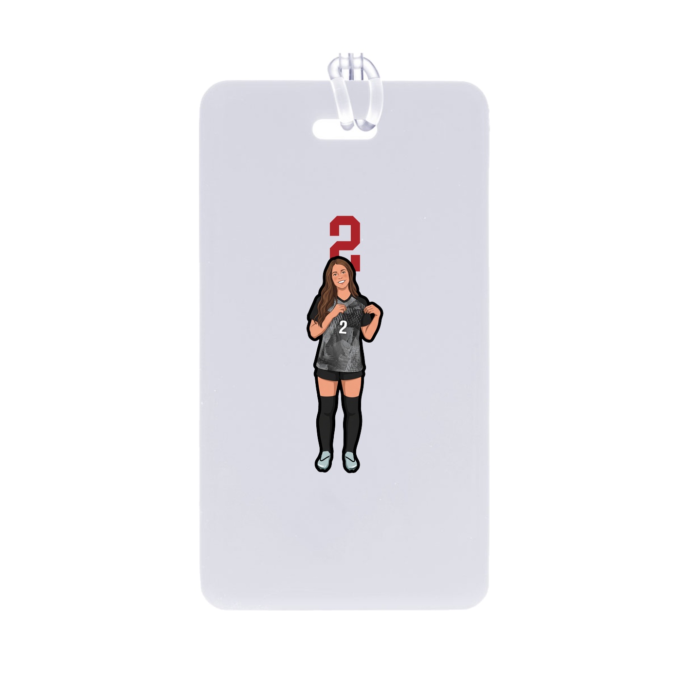 Bag Tag — Number Top in Classic