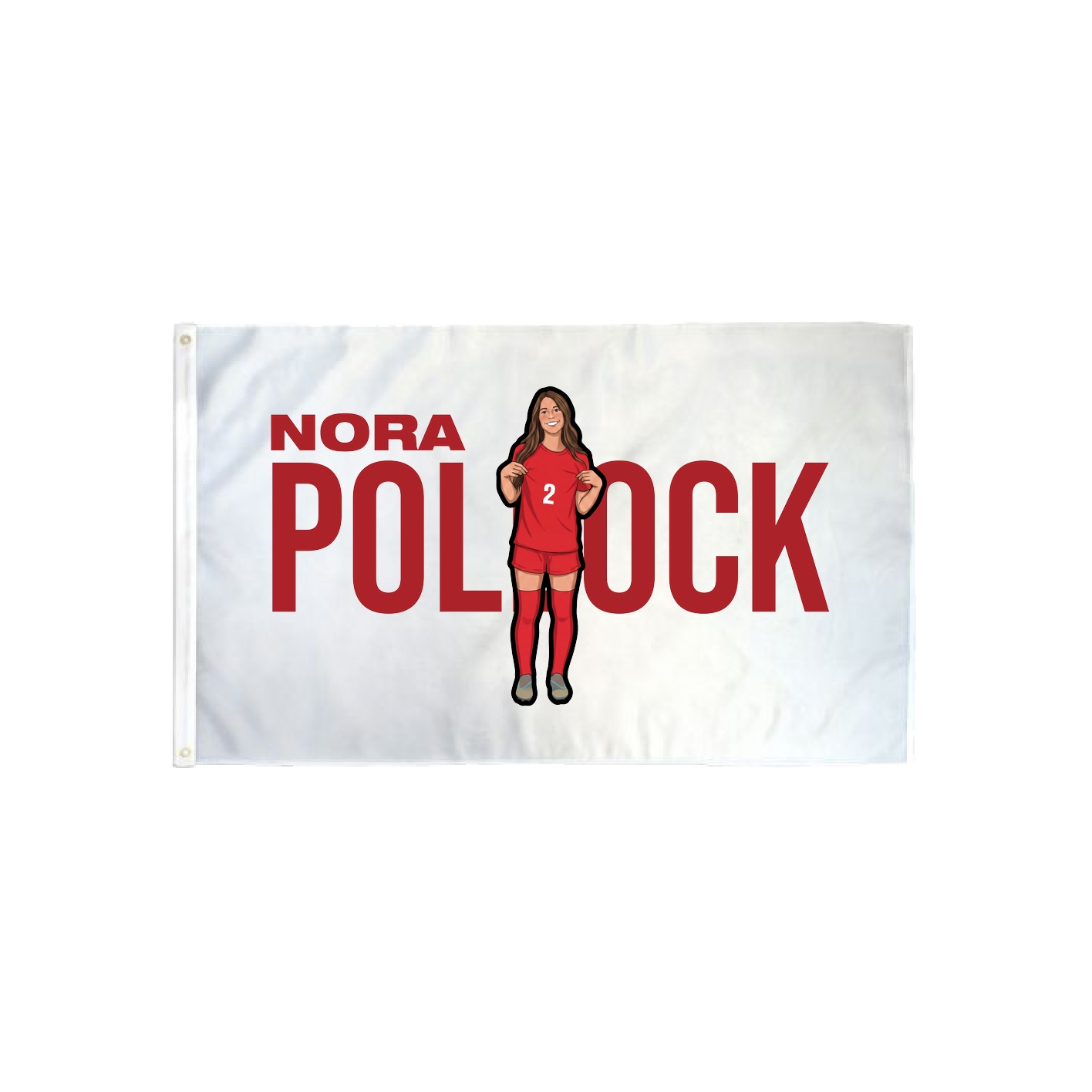 3x5 Flag — Player Name in Classic