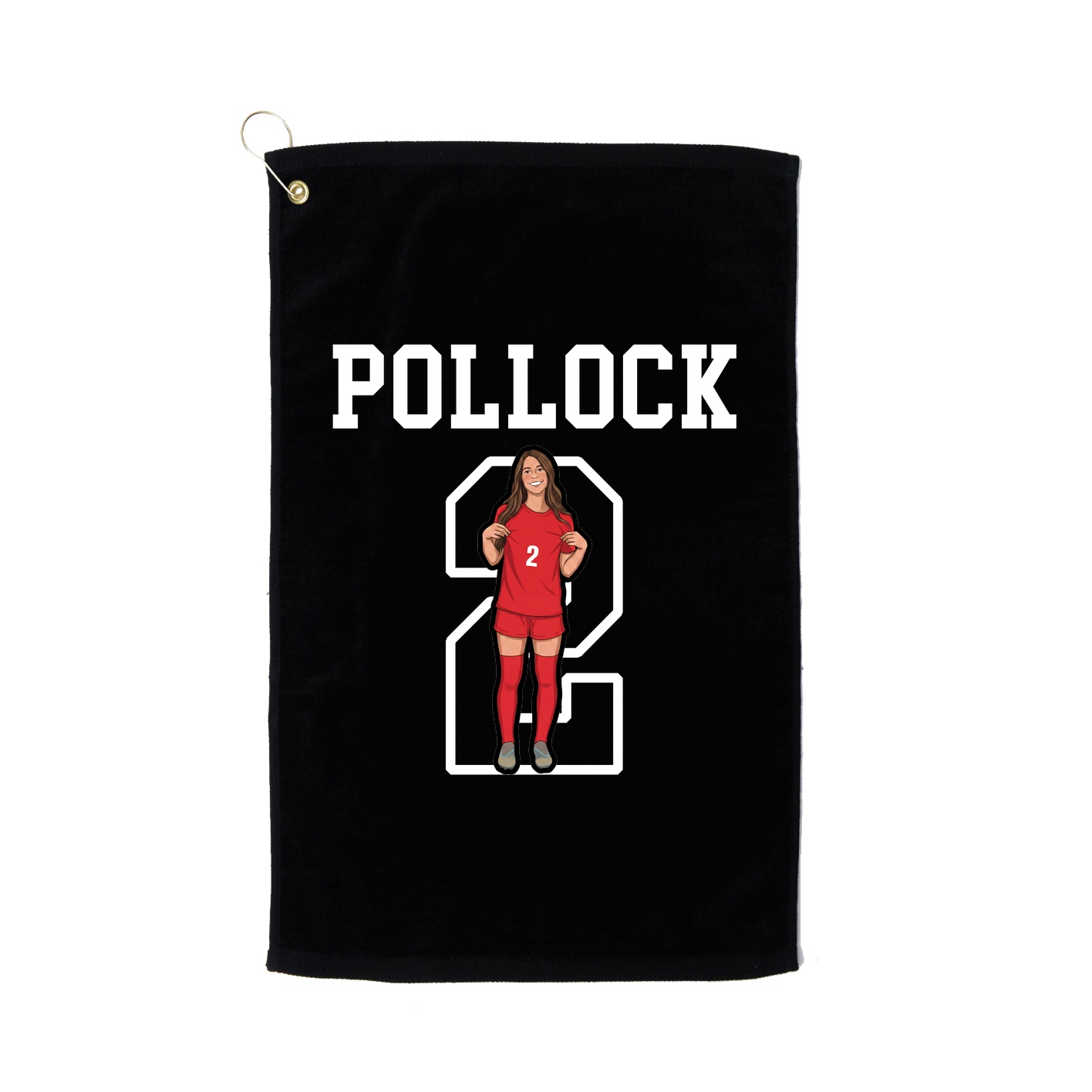 Golf Towel — Shirsey in Black