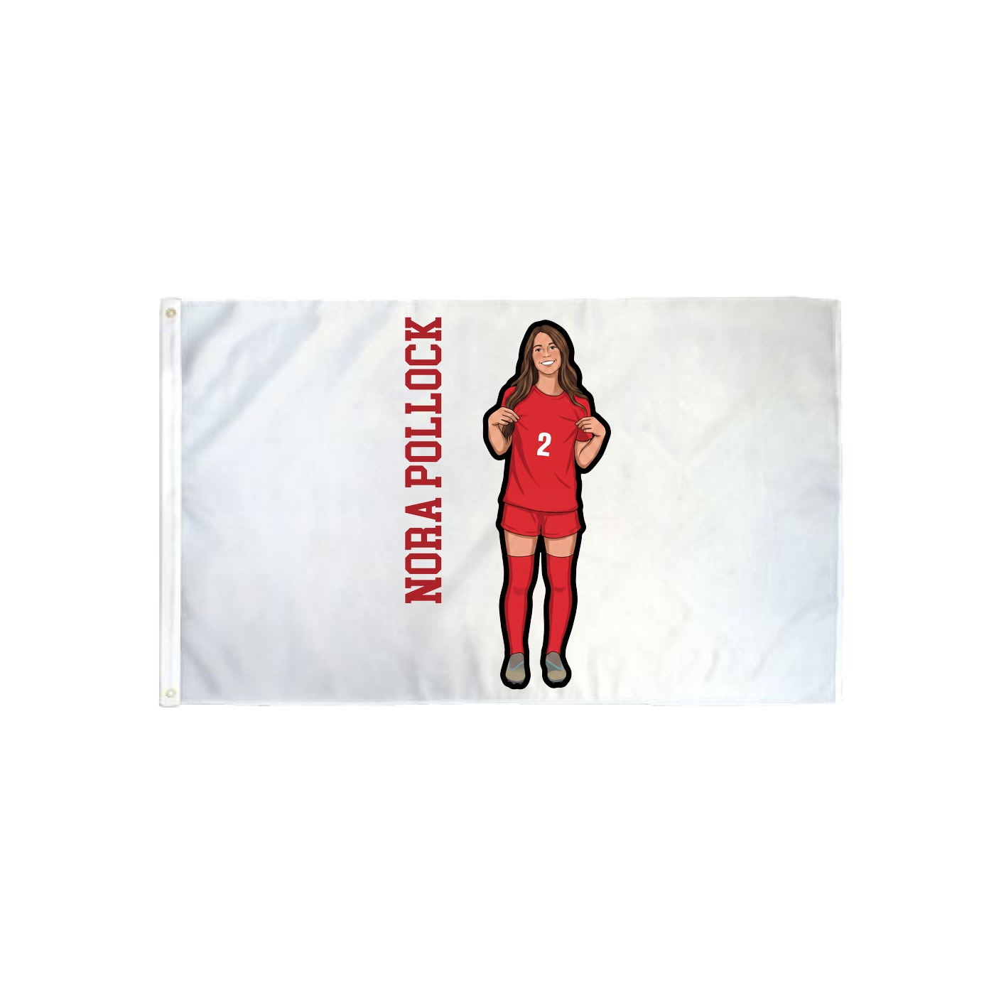 3x5 Flag — Name Vertical in Classic